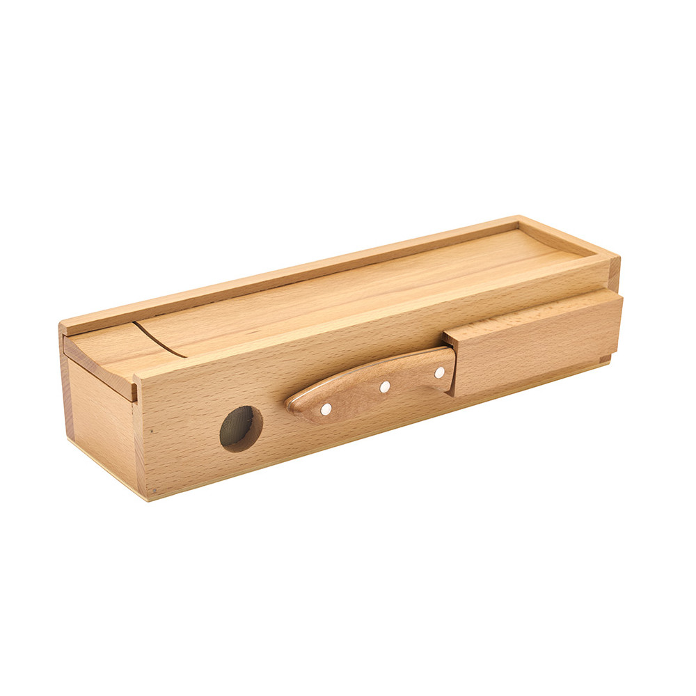 Cave à saucisson et son couteau