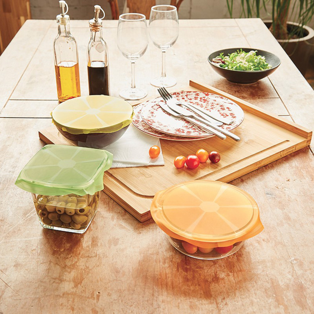 Lot de 3 couvercles étirables