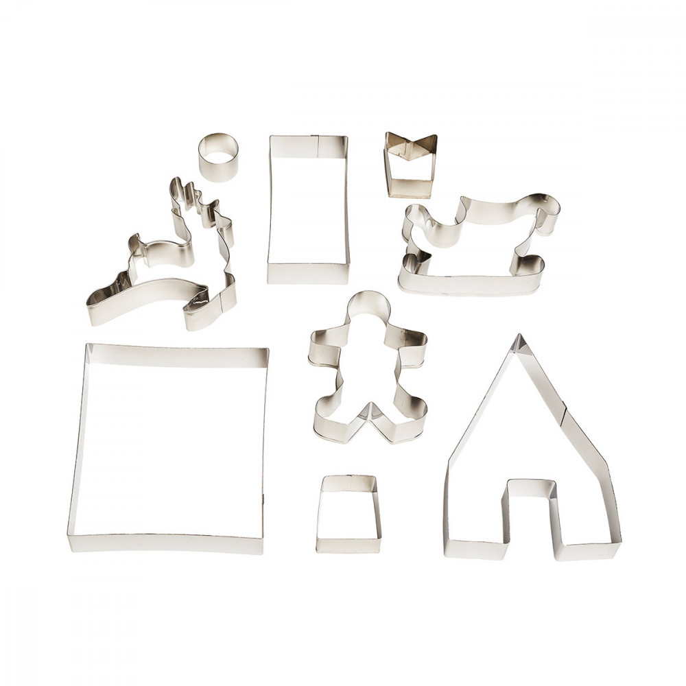 Kit 9 emporte-pièces Noël 3D