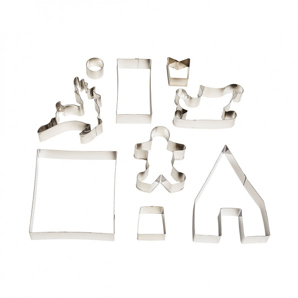 Kit 9 emporte-pièces Noël 3D