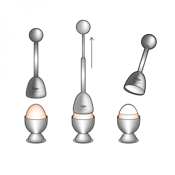 Lot de 2 coquetiers et 1 toqueur  + 2 coquetiers offerts