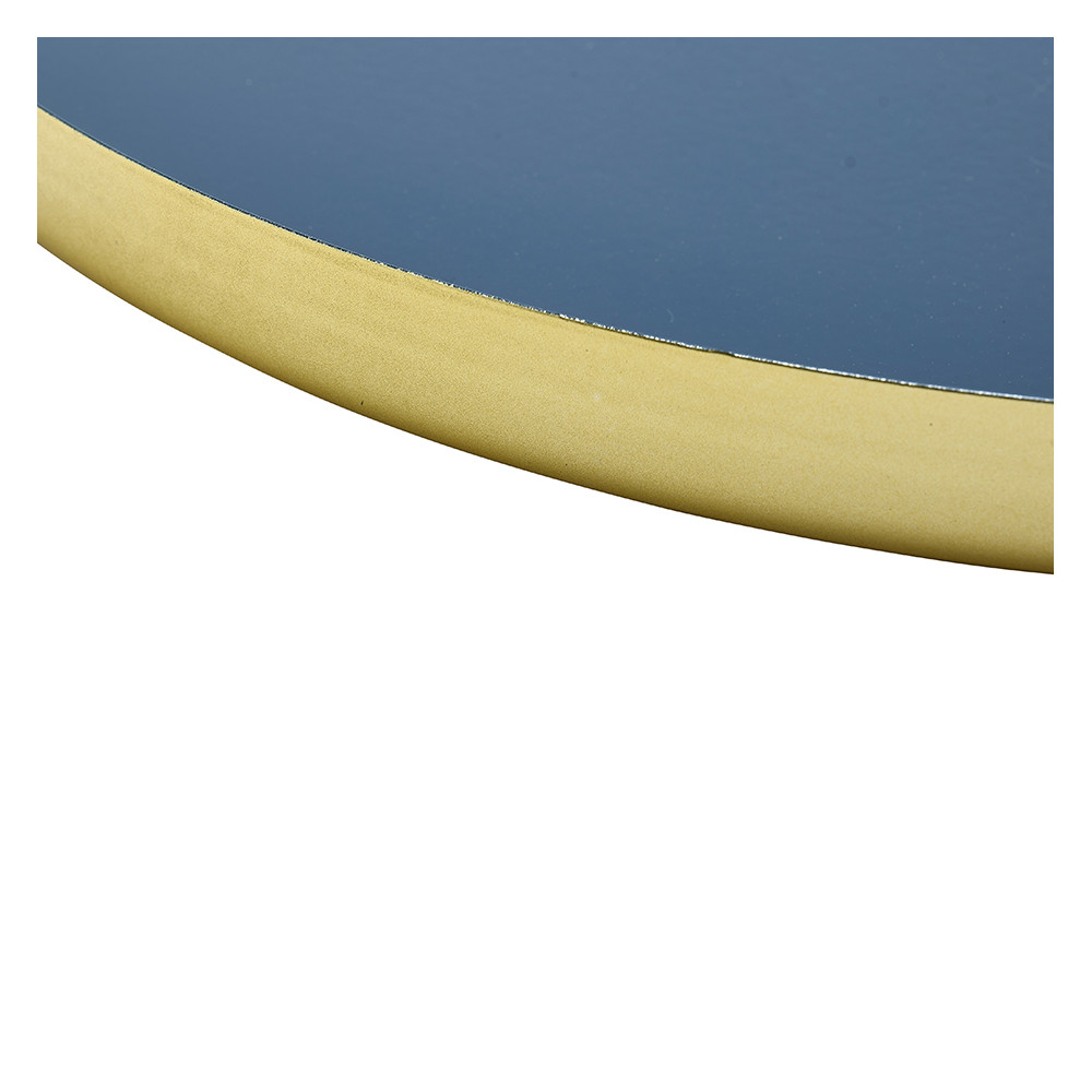 Plateau rond en métal