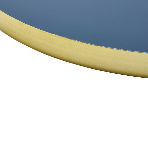 Plateau rond en métal