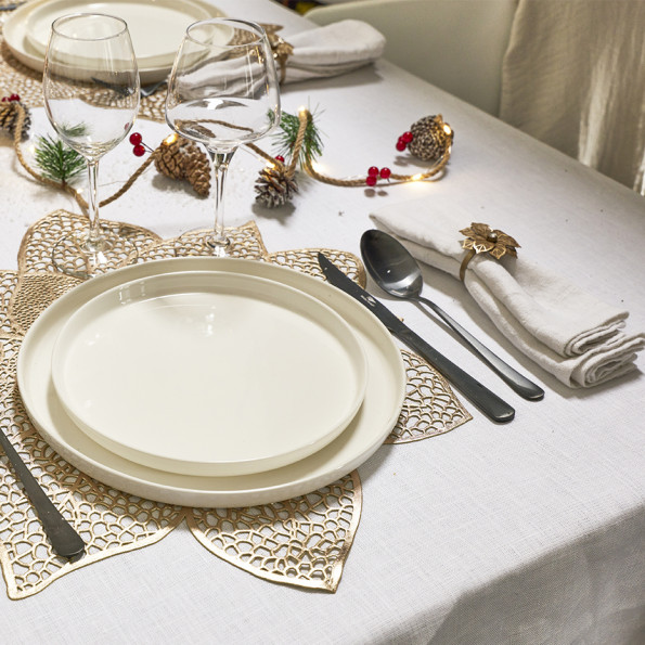 Lot de 6 ronds de serviette