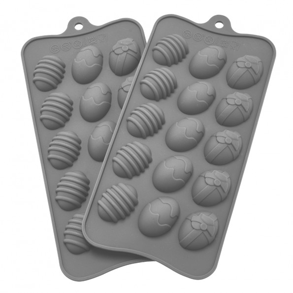 Lot de 2 moules chocolat