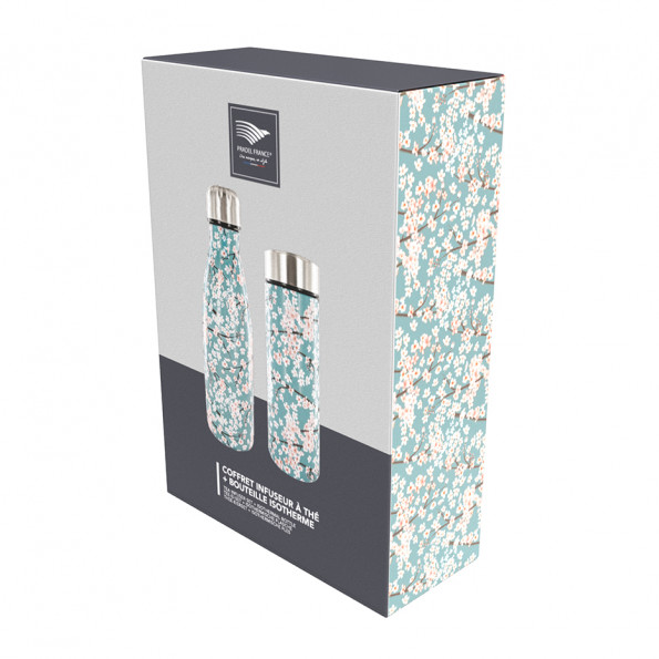Coffret bouteille et infuseur isothermes
