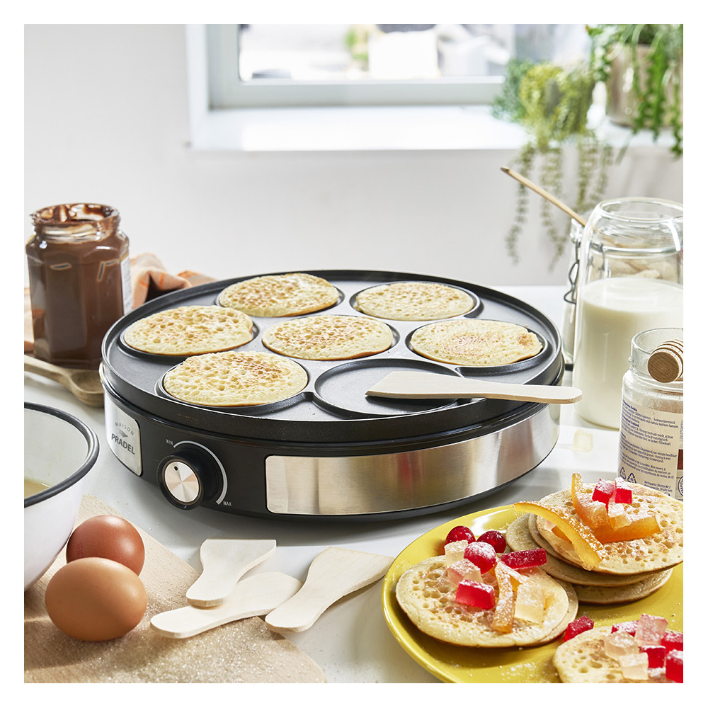 Crêpière électrique réversible