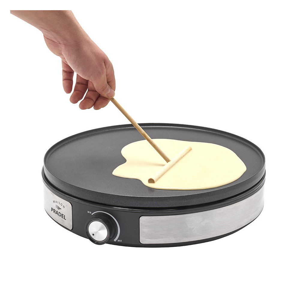 Crêpière électrique réversible