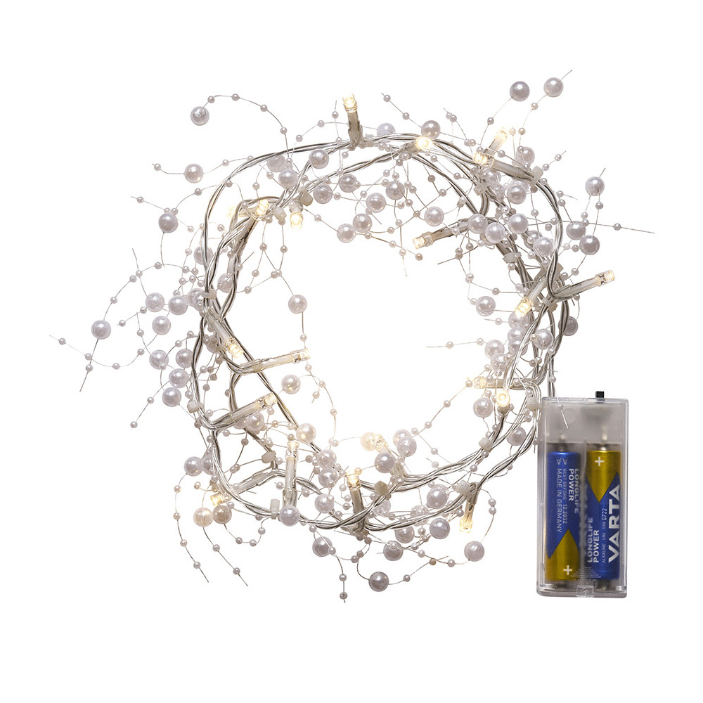 Guirlande perlée lumineuse