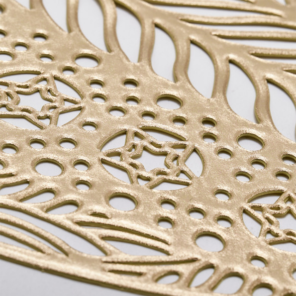 Lot de 4 sets de table forme boule de Noël