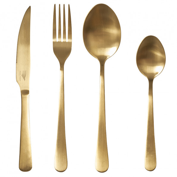 Ménagère "ALBI" 24 pièces - Dorée