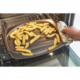 Plaque à frites perforée