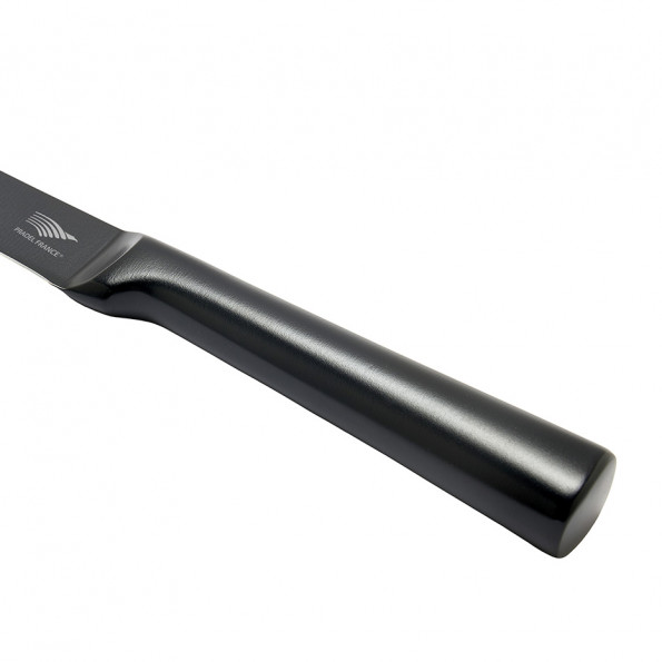 Lot de 6 couteaux à steak tout inox noir