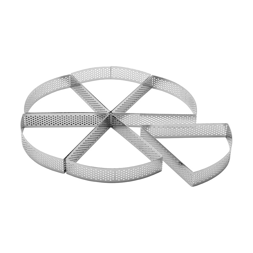 6 cercles pétales perforés