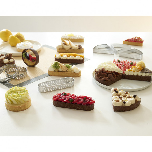 6 cercles pétales perforés