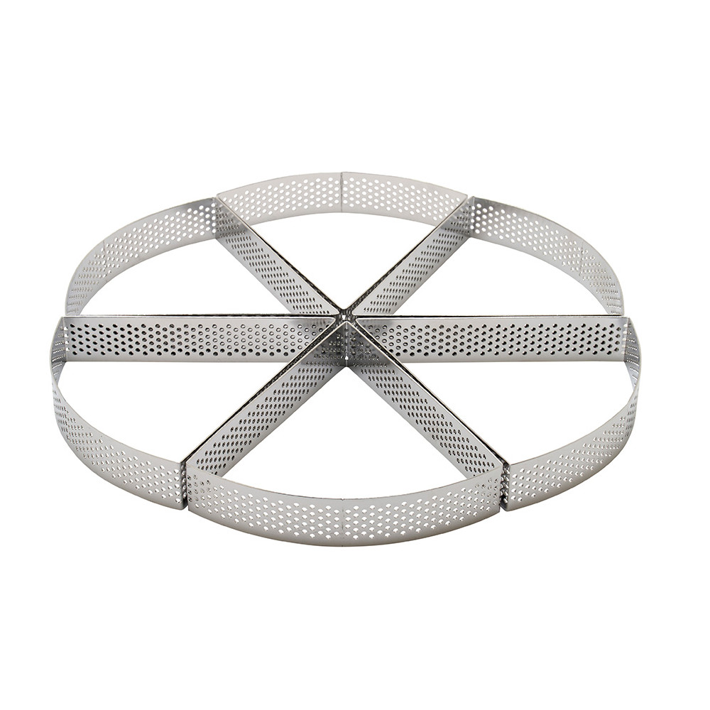 6 cercles pétales perforés