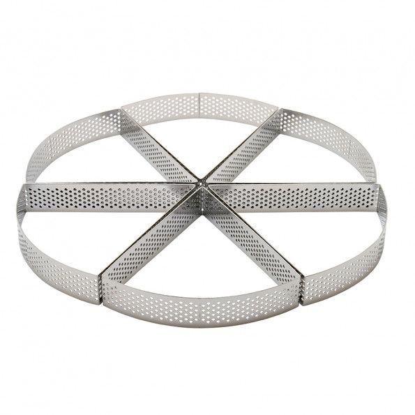 6 cercles pétales perforés