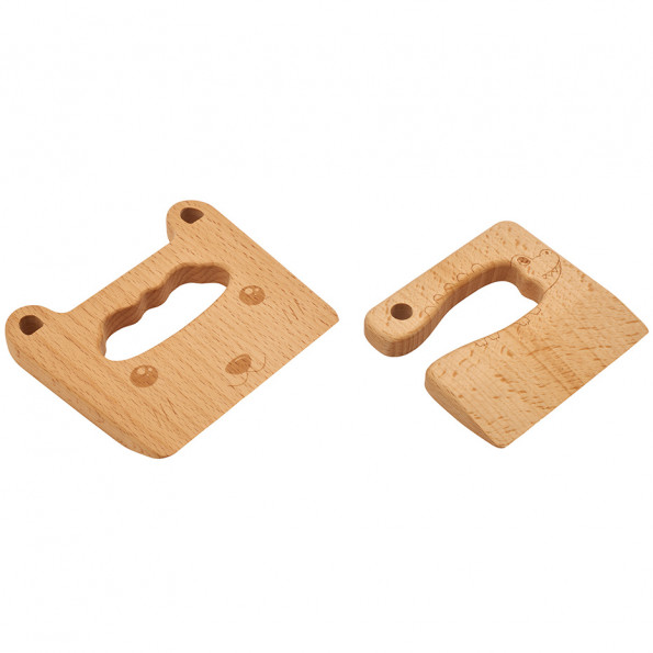 Lot de 2 couteaux d'apprentissage