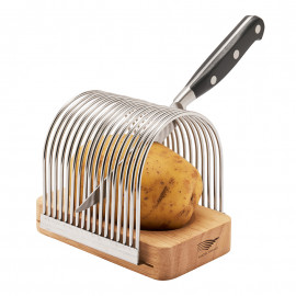 Découpe pomme de terre éventail