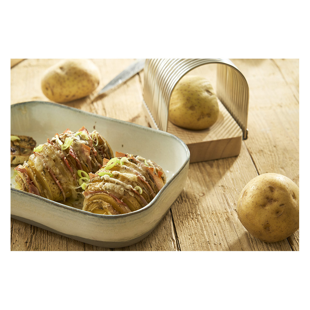 Découpe pomme de terre éventail