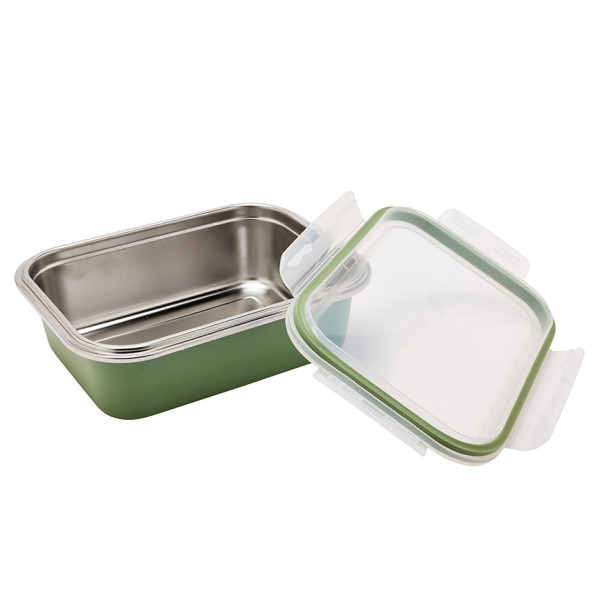 Lot de 2 boîtes inox micro-ondables