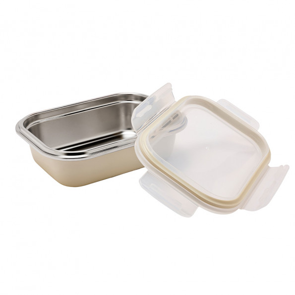 Lot de 2 boîtes inox micro-ondables
