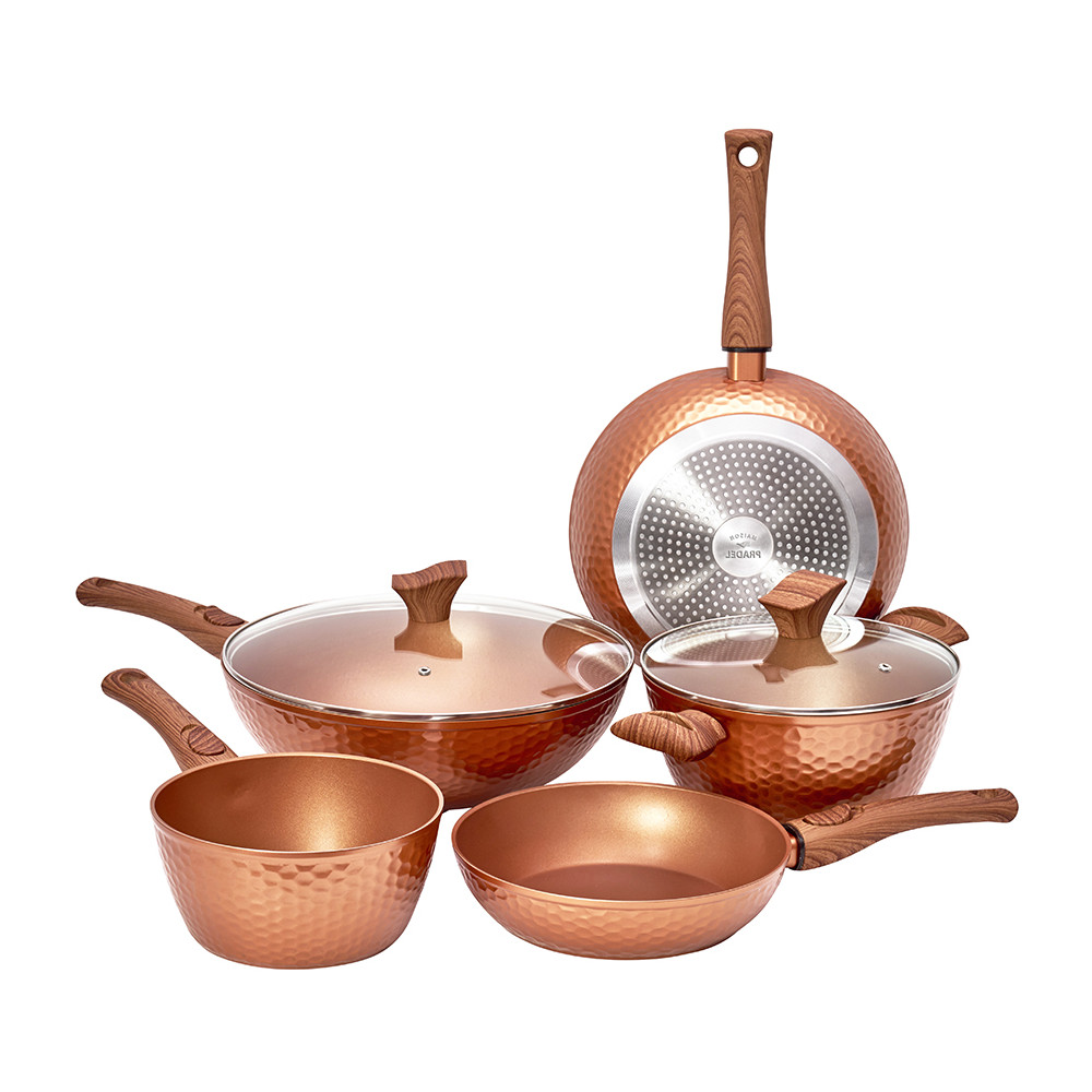 Batterie 7 pièces "Martelé"