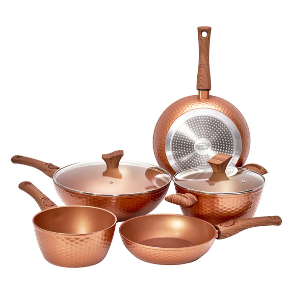 Batterie 7 pièces "Martelé"