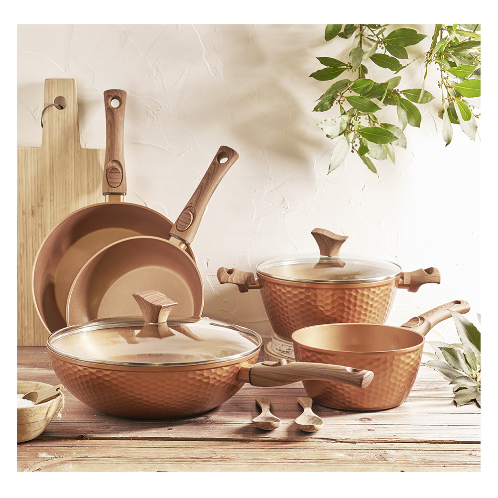 Batterie 7 pièces "Martelé"