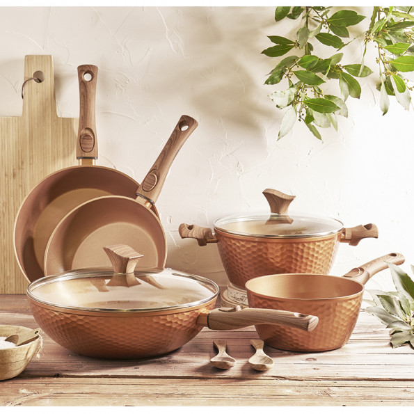 Batterie 7 pièces "Martelé"