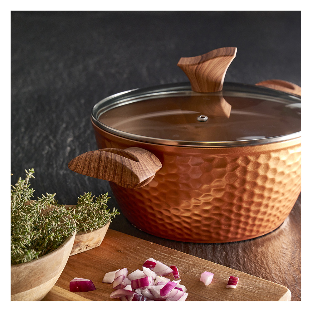 Batterie 7 pièces "Martelé"