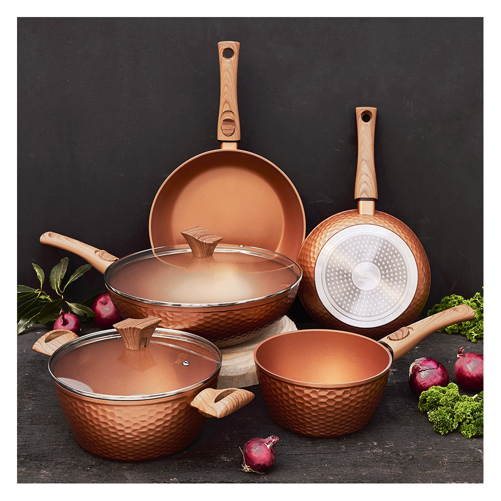 Batterie 7 pièces "Martelé"