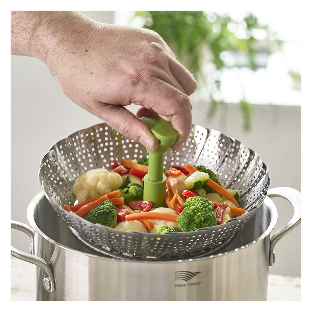 Panier vapeur pliable