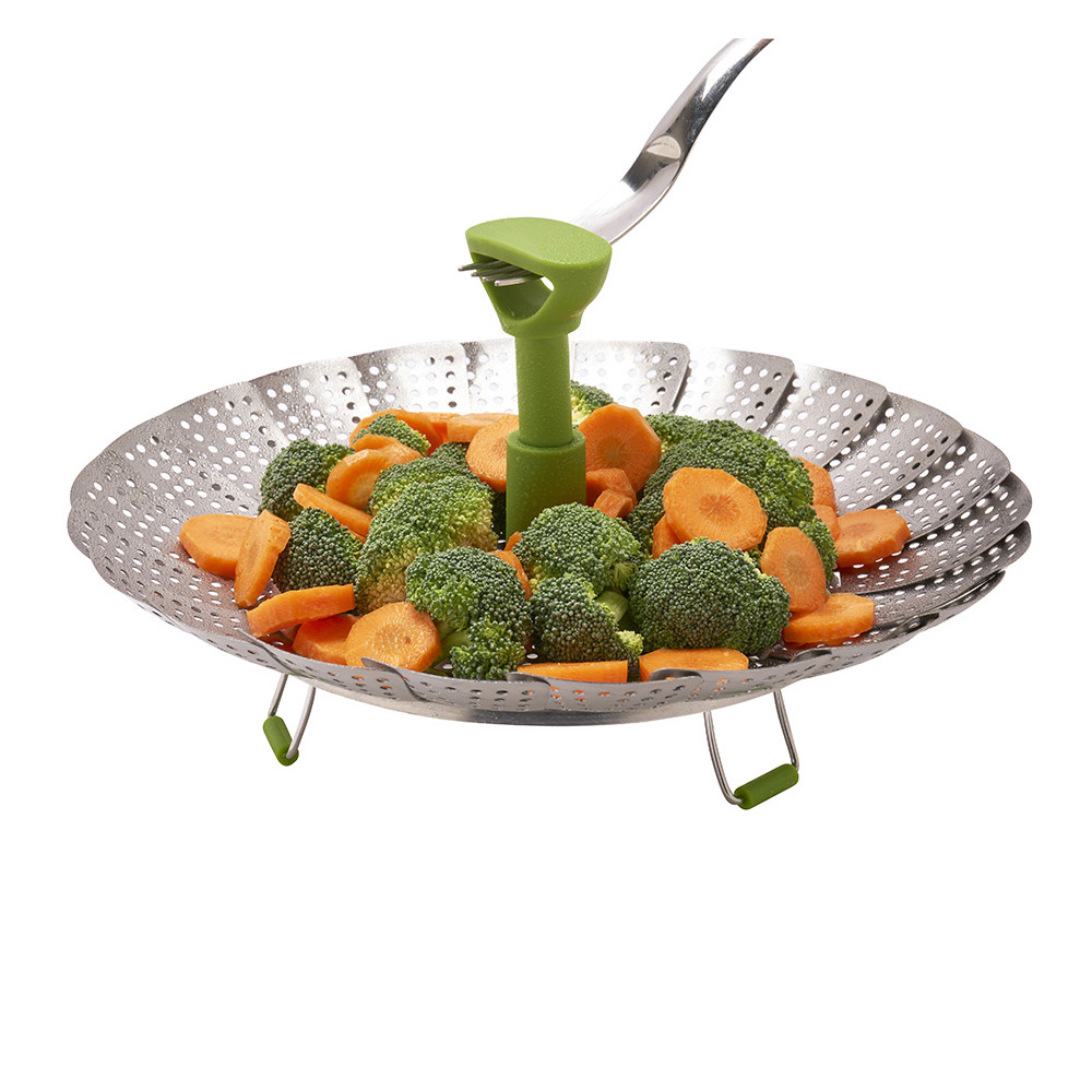 Panier vapeur pliable