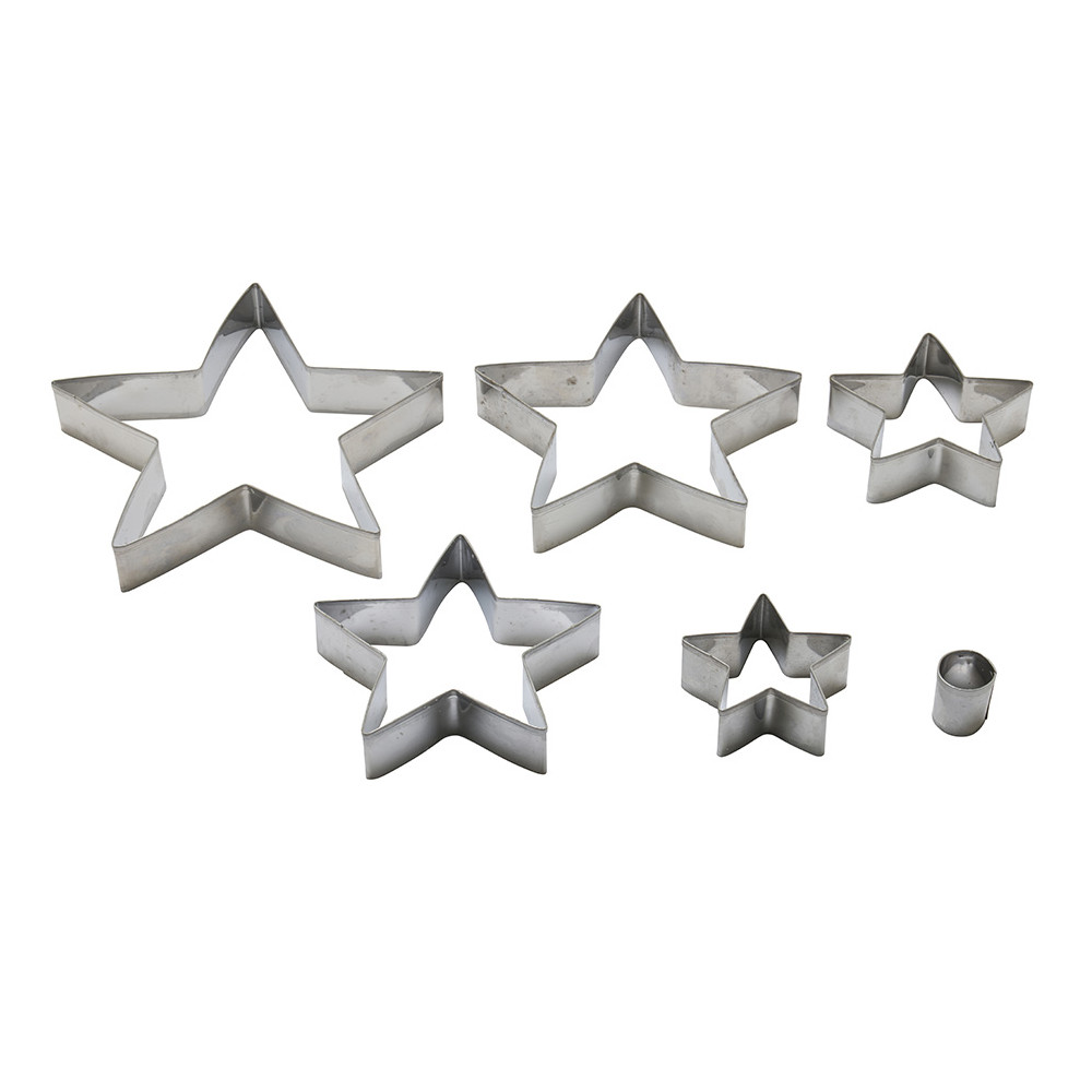 Kit emporte-pièces forme étoiles