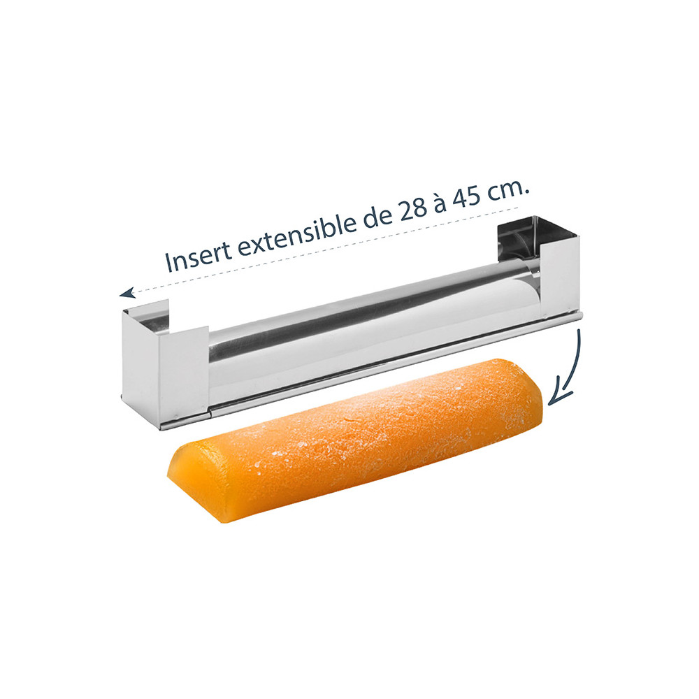 Kit moule à bûche avec insert