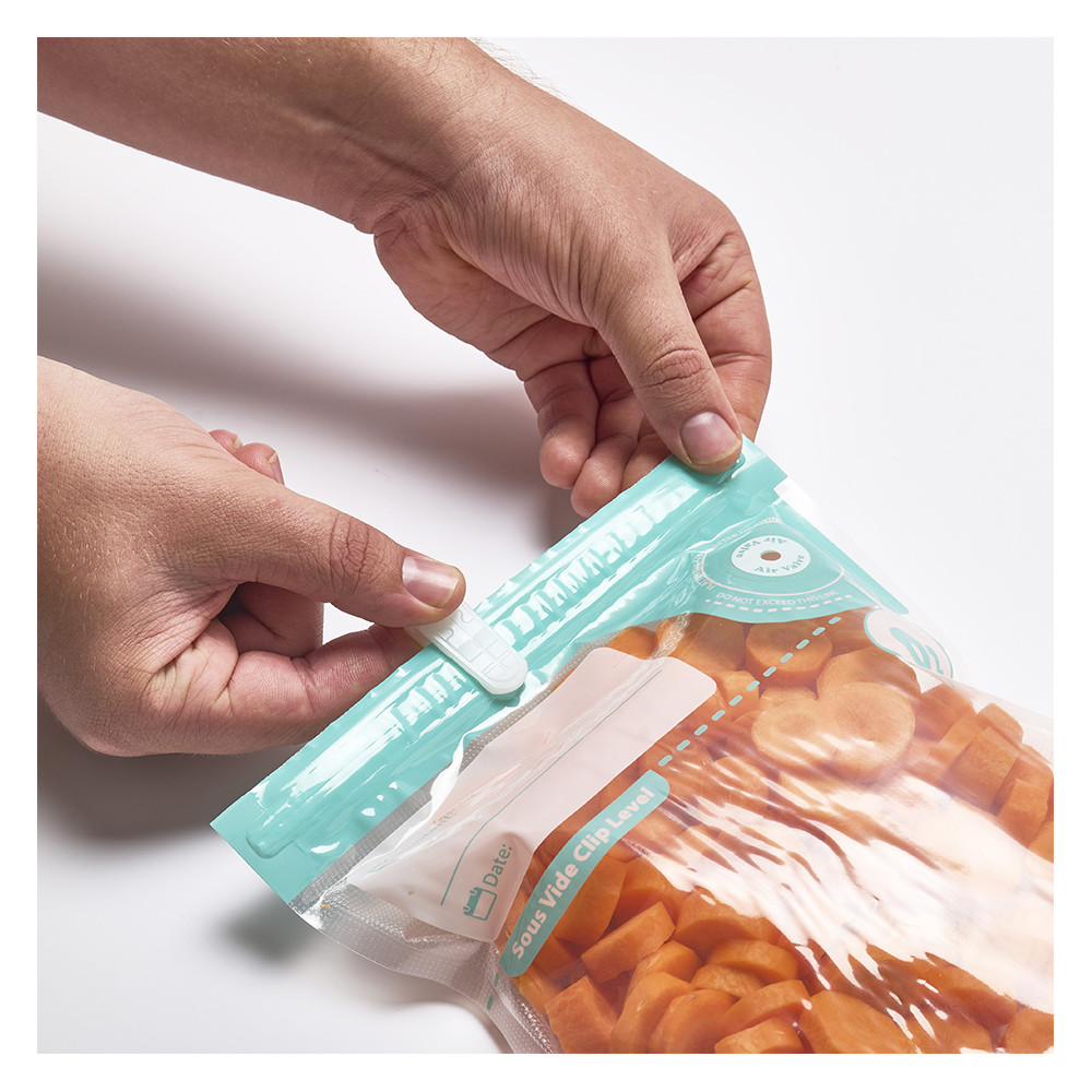 Lot de 10 sachets de conservation avec valve