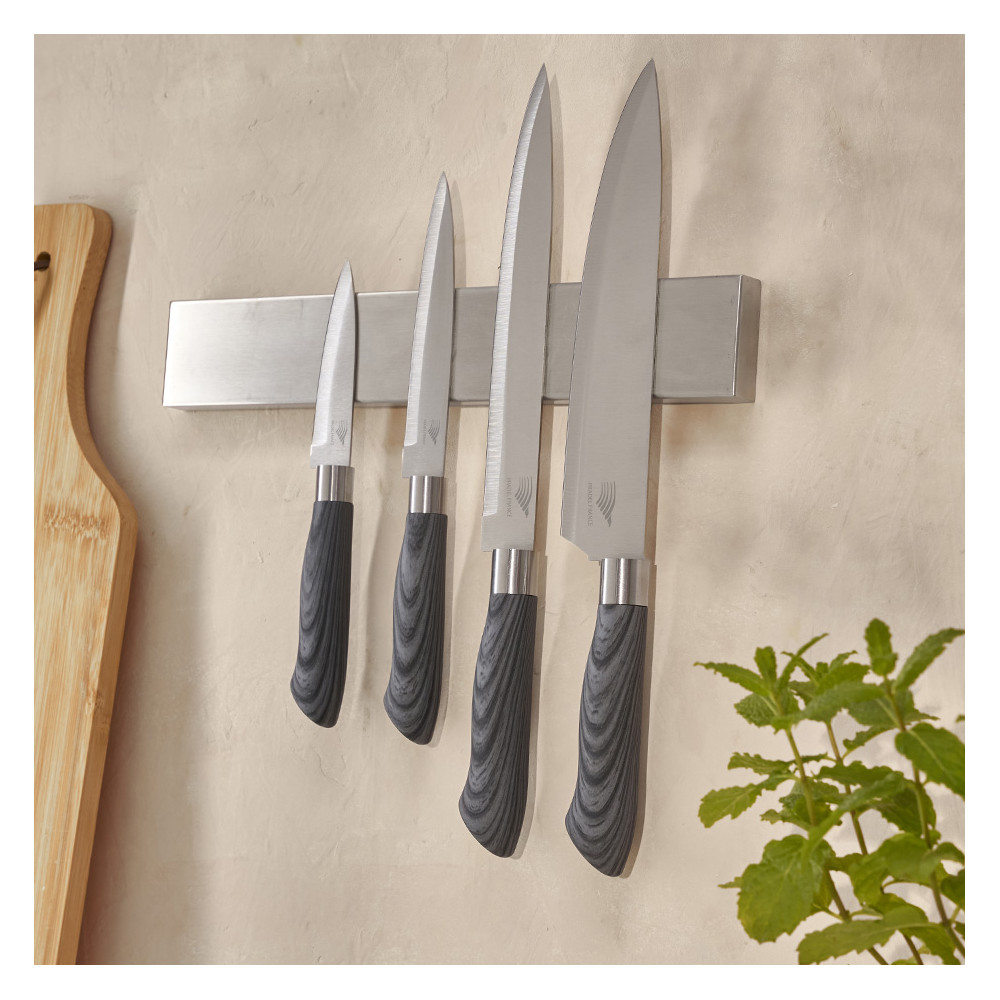 Coffret 4 couteaux avec support magnétique