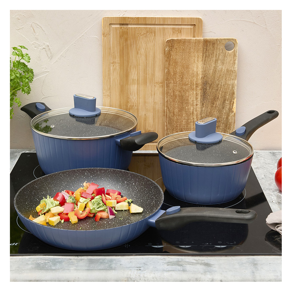 Batterie 5 pièces "Minéral"