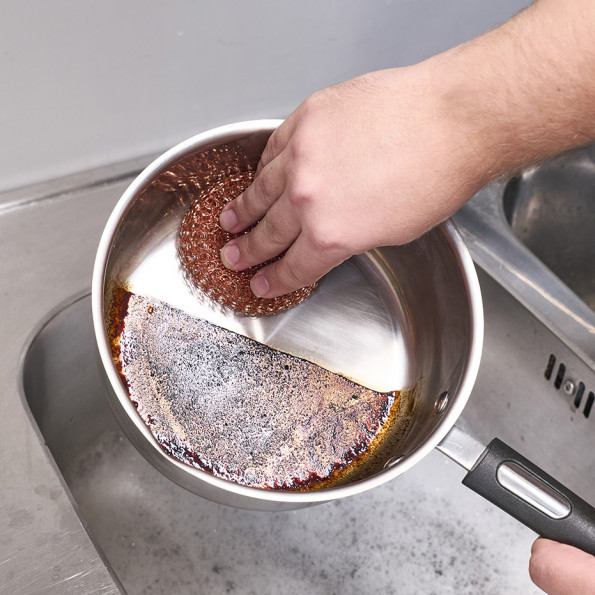 Lot de 2 boules en fils de cuivre