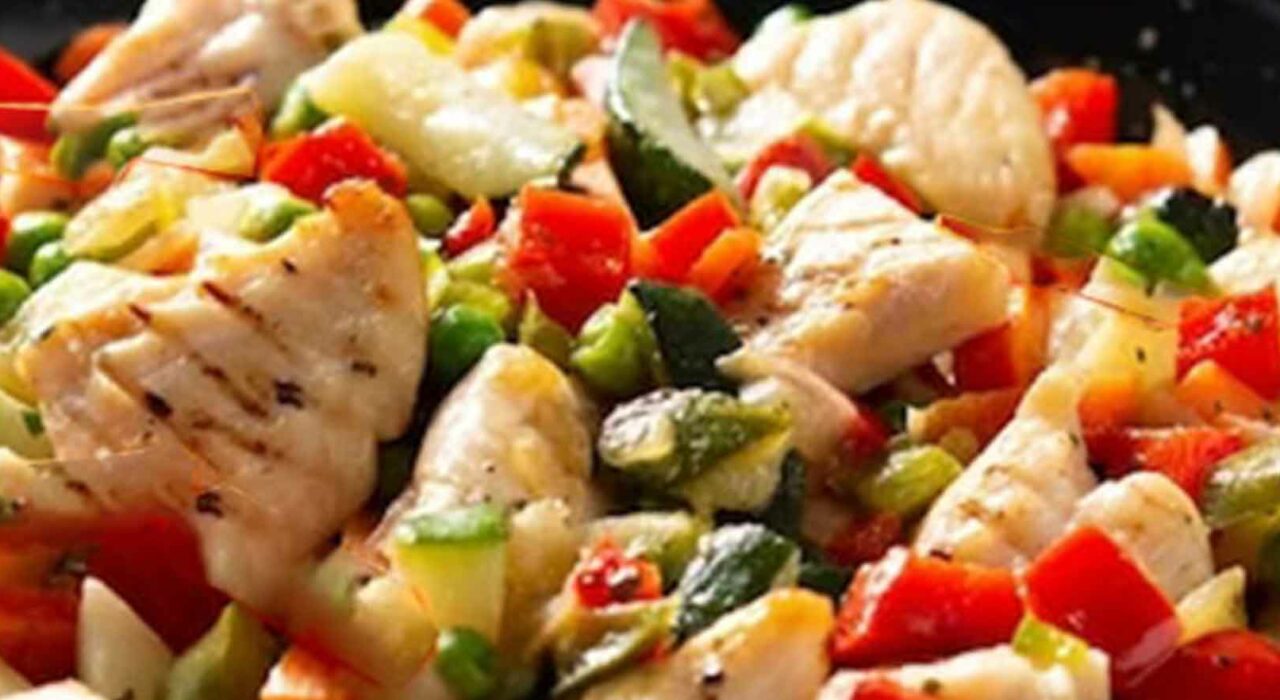 Recette d’aiguillettes de poulet aux légumes d’été