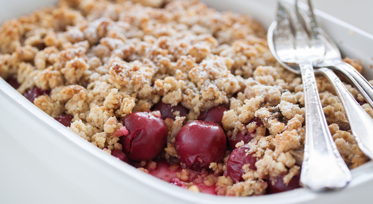 Recette du crumble aux fruits rouges