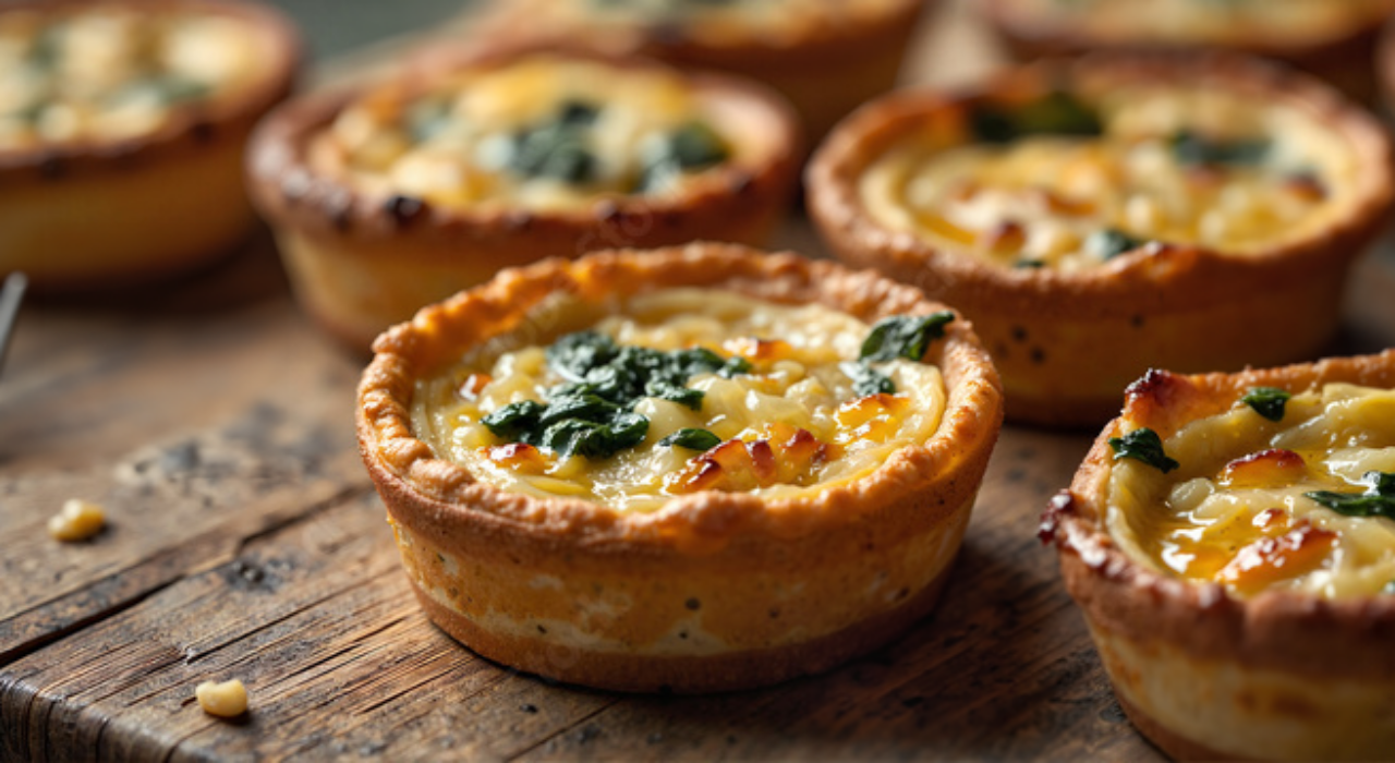 Recette de mini quiches