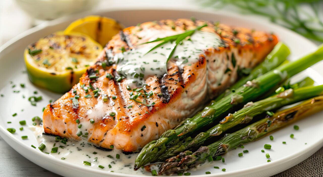 Recette d’un pavé de saumon & ses asperges