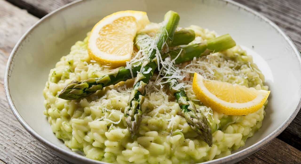 Recette du risotto aux asperges vertes