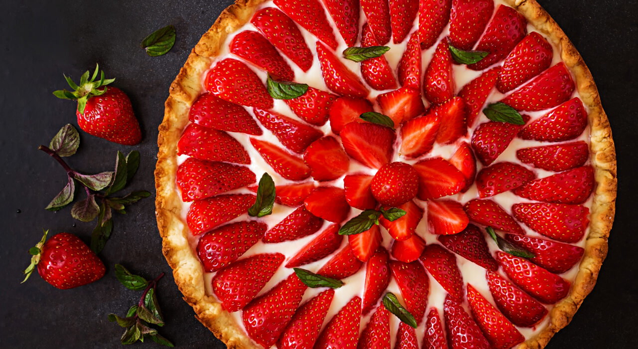 Recette de la tarte aux fraises