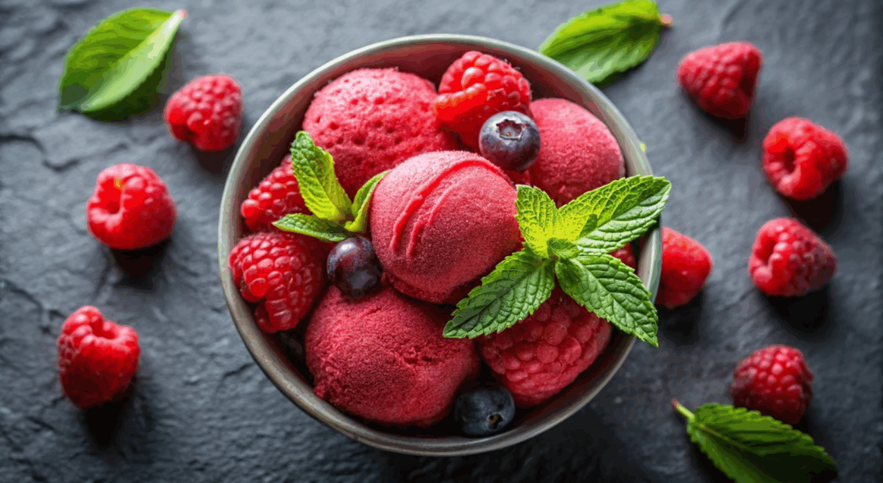 Sorbet à la framboise