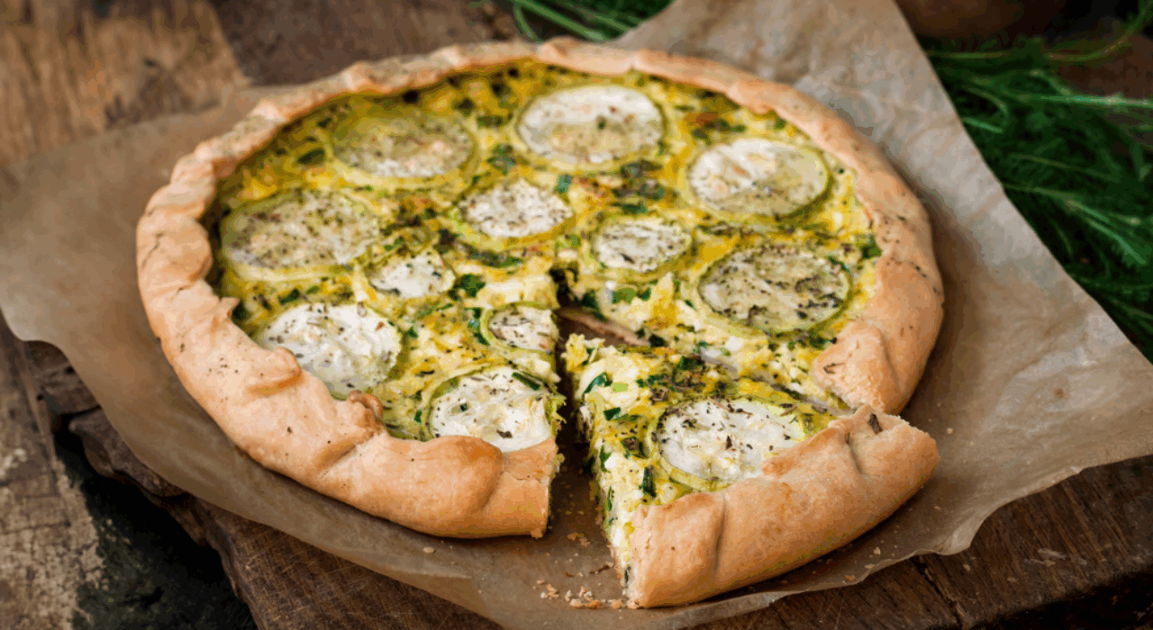 Recette d’une tarte courgette ricotta